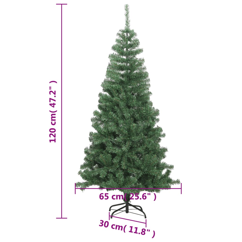 Dirbtinė Kalėdų eglutė su stovu, 120cm, 230 šakų
