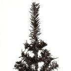 Siauria Kalėdų eglutė, juodos spalvos, 150cm