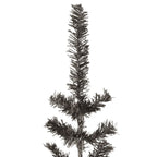 Siaura Kalėdų eglutė, juodos spalvos, 210cm