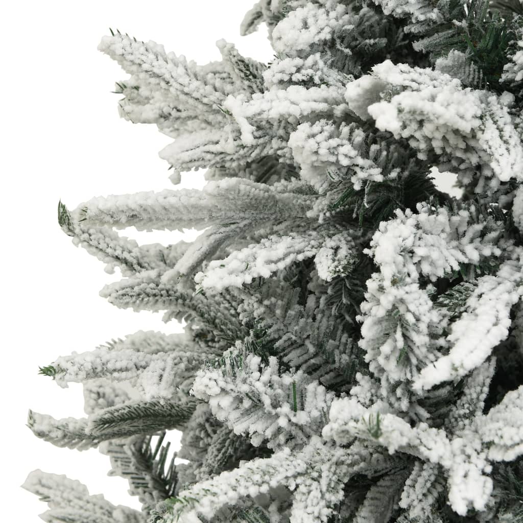 Dirbtinė Kalėdų eglutė su sniegu, žalia, 210cm, PVC ir PE