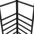 Sodo pavėsinė su lempučių girliandomis LED, balta, 3x3m