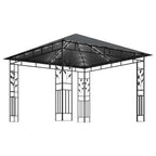 Išskleidžiama proginė palapinė, antracito sp., 3x3 m