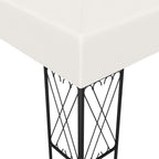 Pavėsinė su stogu, antracito, 4x3x2,5m, aliuminis ir plienas