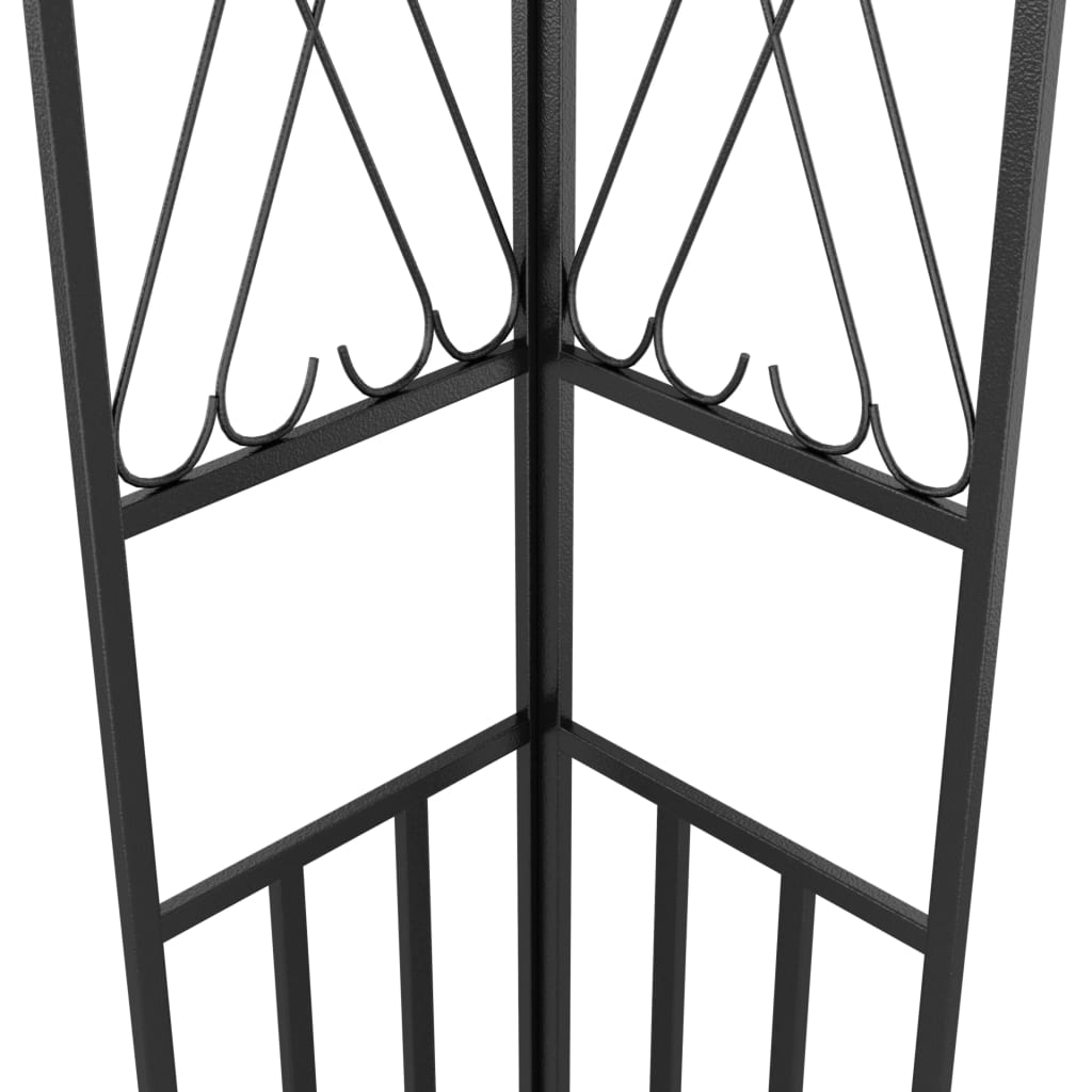 Pavėsinė su stogu, antracito, 4x3x2,5m, aliuminis ir plienas