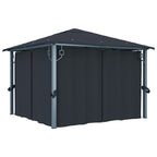 Prie sienos montuojama pavėsinė, kreminės spalvos, 3x3x2,5m