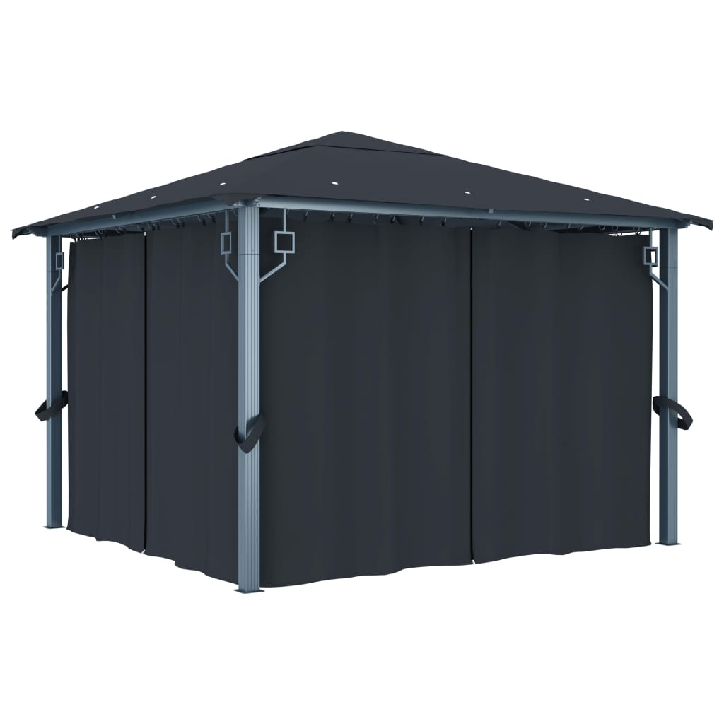 Prie sienos montuojama pavėsinė, kreminės spalvos, 3x3x2,5m
