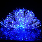 150 LED lempučių girlianda, mėlyna, 15m