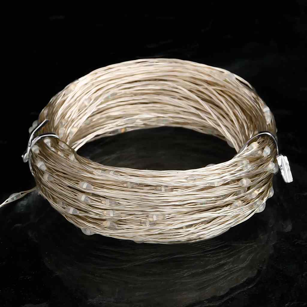 vidaXL 150 LED lempučių girlianda, mėlyna, 15m