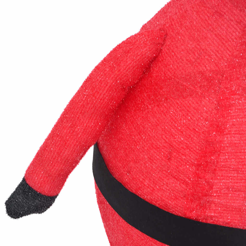 vidaXL Kalėdinė dekoracija Kalėdų Senelis, 60cm, audinys, LED