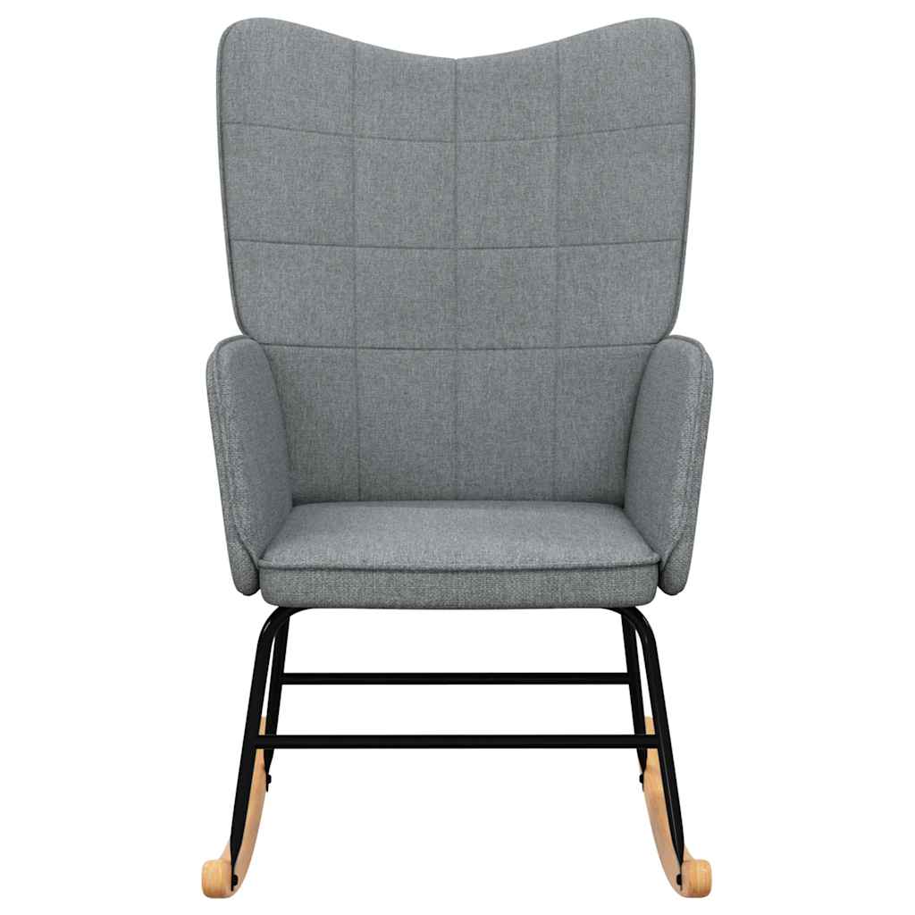 Supama kėdė, šviesiai pilkos spalvos, audinys