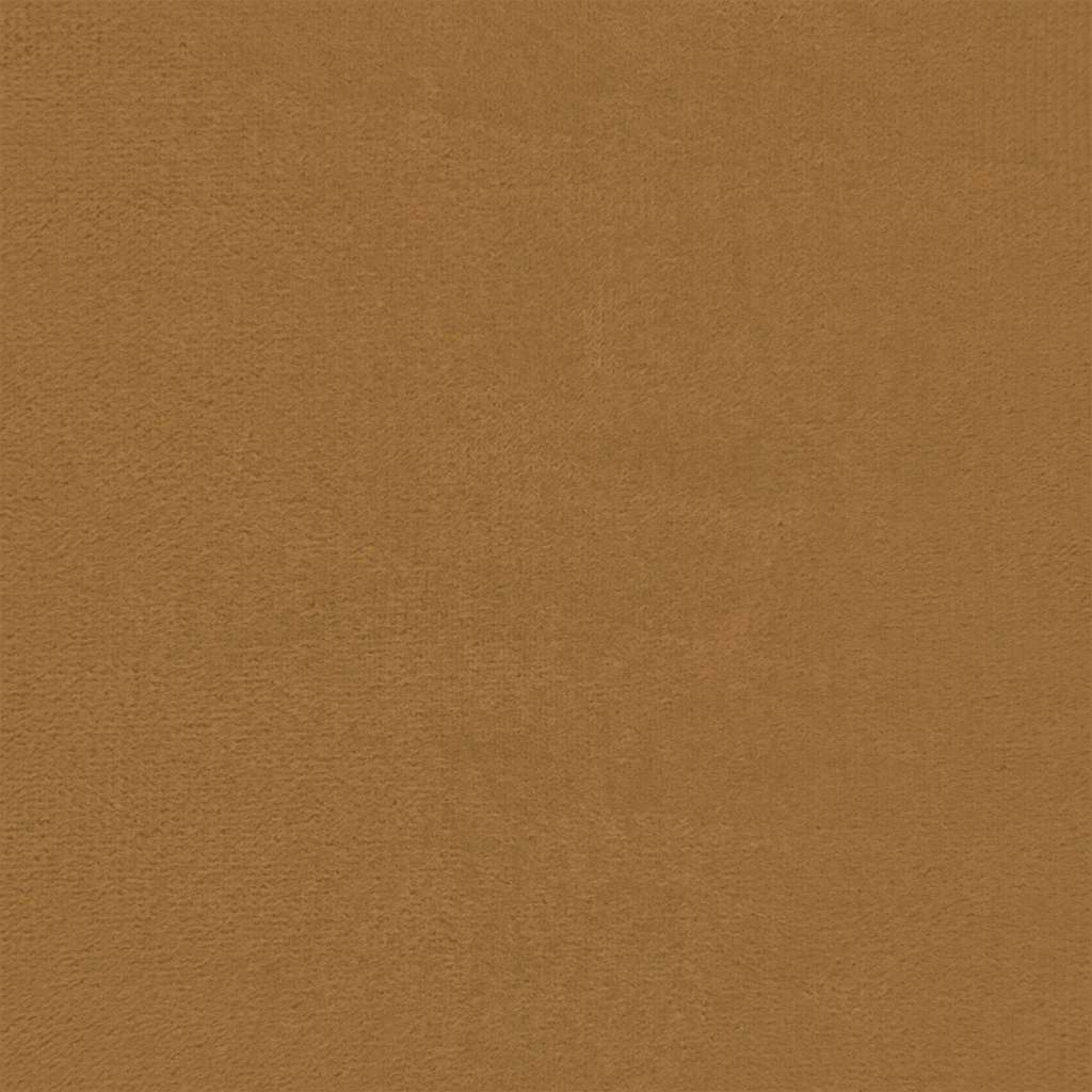 Supama kėdė, rudos spalvos, aksomas