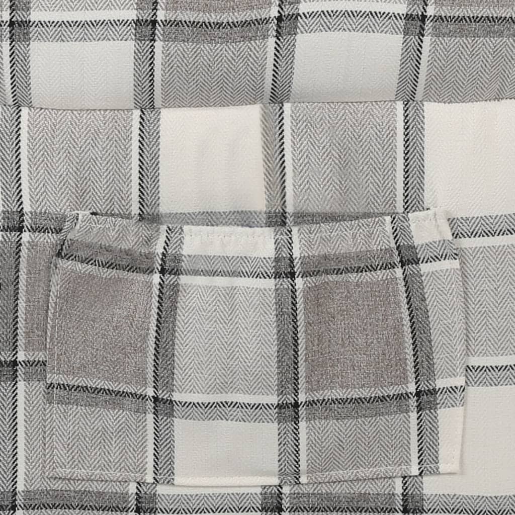 Atlošiamas krėslas, pilkos spalvos, audinys