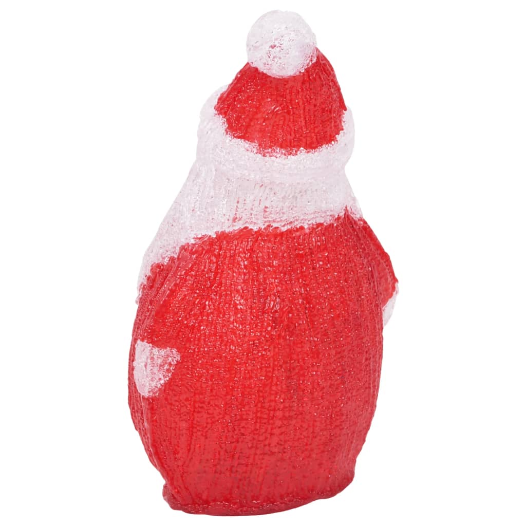 Akrilinė kalėdinė LED dekoracija Kalėdų Senelis, 28cm