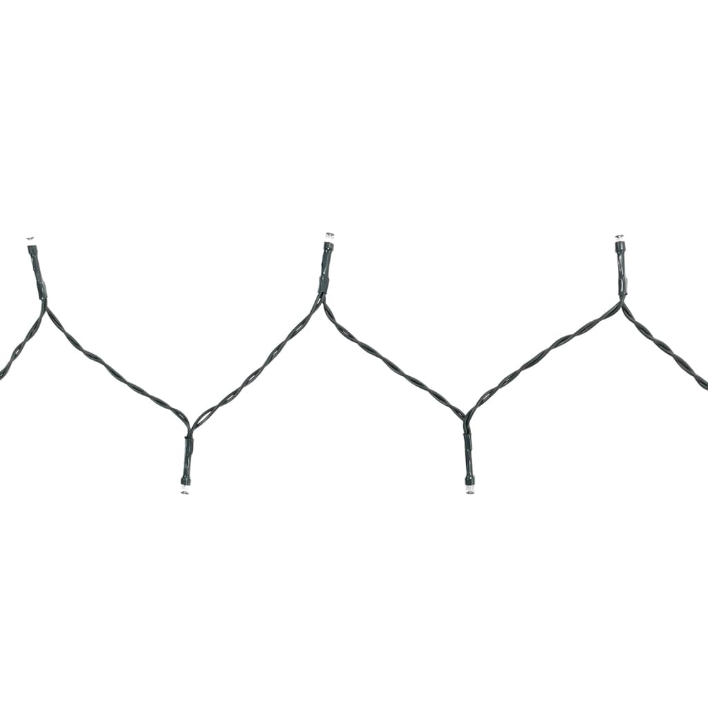 vidaXL Kalėdų eglutės girlianda su 150 šaltų baltų LED lempučių, 150cm