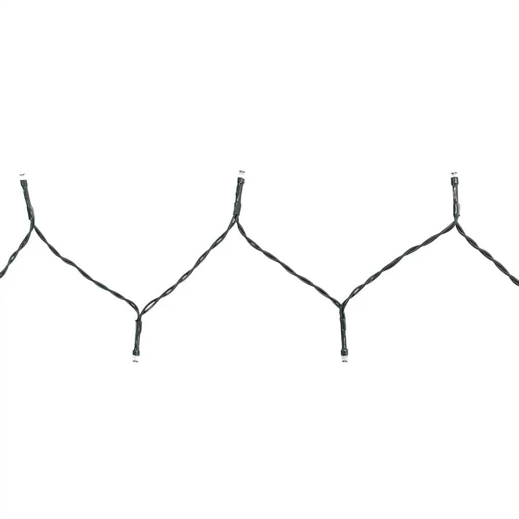 vidaXL Kalėdų eglutės girlianda su 180 šaltų baltų LED lempučių, 180cm