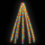 Kalėdų eglutės girlianda su 250 spalvotų LED lempučių, 250cm