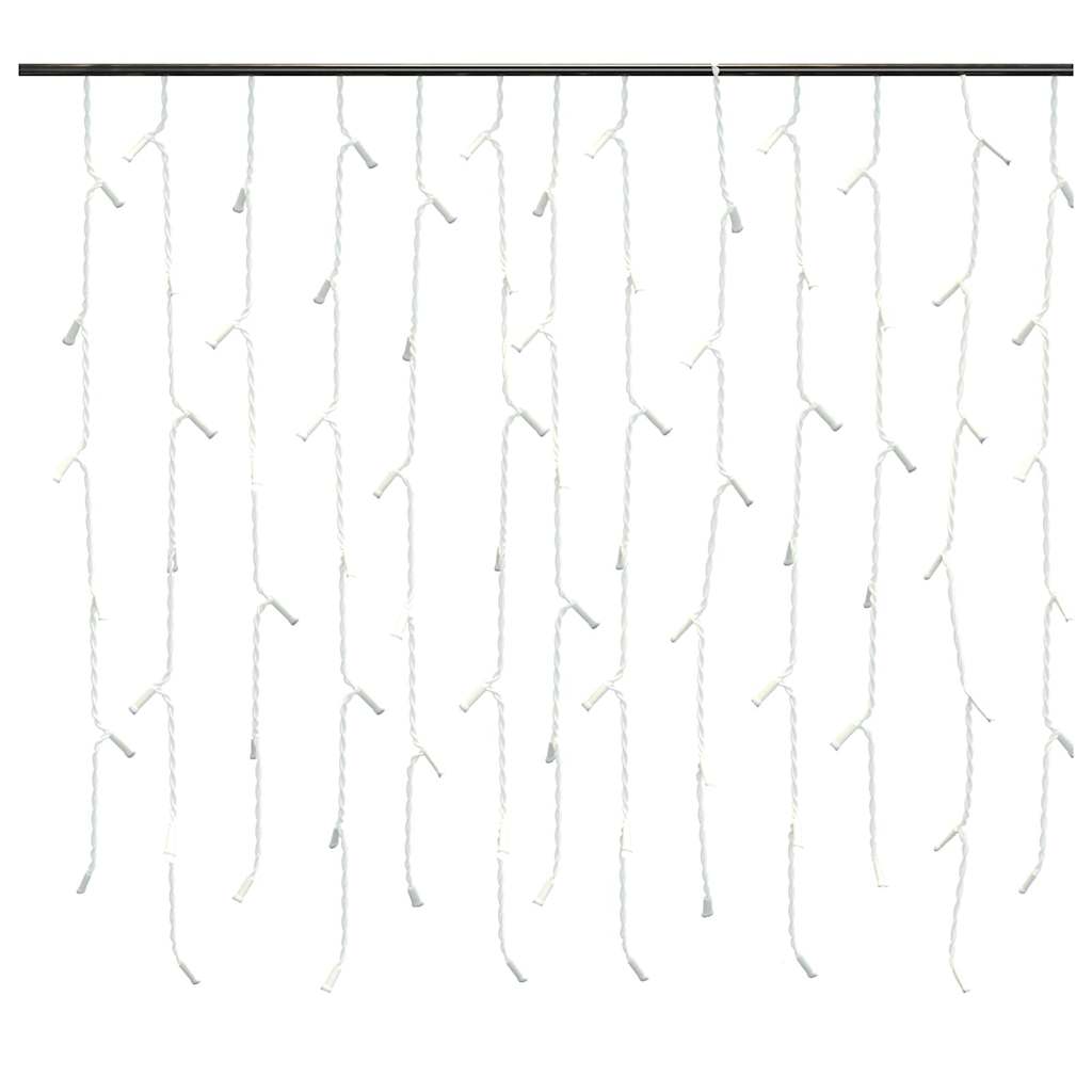 LED girlianda varvekliai, 10m, 400 mėlynų LED, 8 funkcijos
