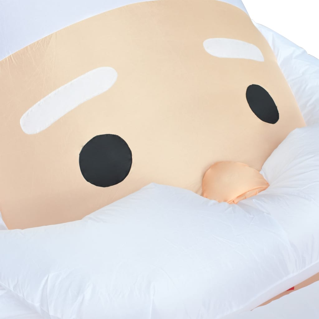 vidaXL Pripučiamas Kalėdų Senelis su LED lemputėmis, 3m, IP44