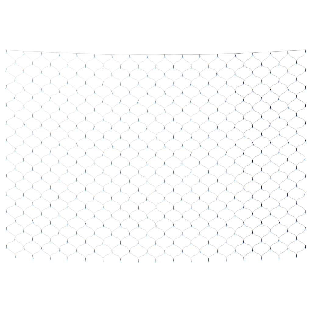 vidaXL Kalėdinių lempučių tinklas, 3x2m, 204 mėlynos LED