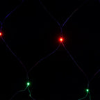 Kalėdinių lempučių tinklas, 3x2m, 204 įvairių spalvų LED