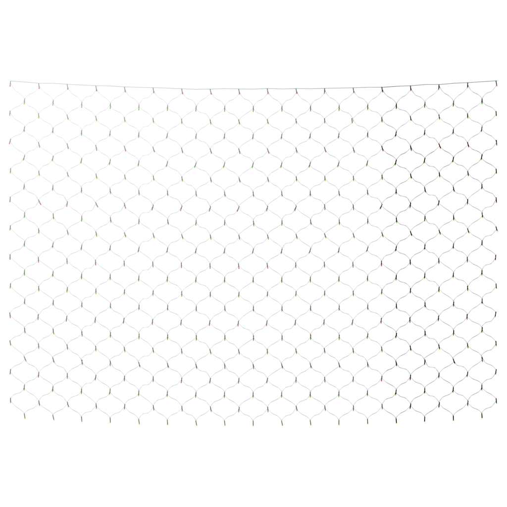 vidaXL Kalėdinių lempučių tinklas, 3x2m, 204 įvairių spalvų LED