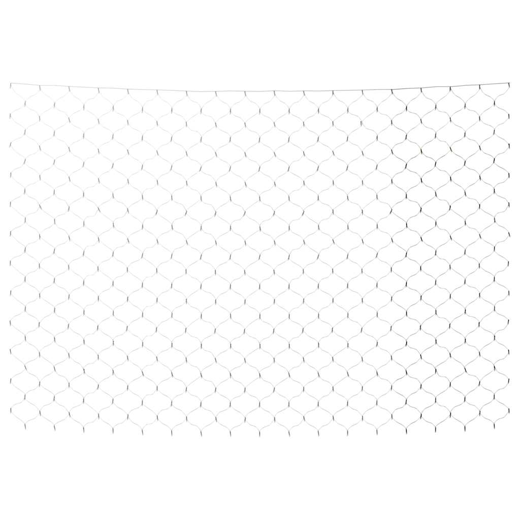 vidaXL Kalėdinių lempučių tinklas, 3x3m, 306 šaltos baltos LED