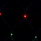Kalėdinių lempučių tinklas, 3x3m, 306 įvairių spalvų LED