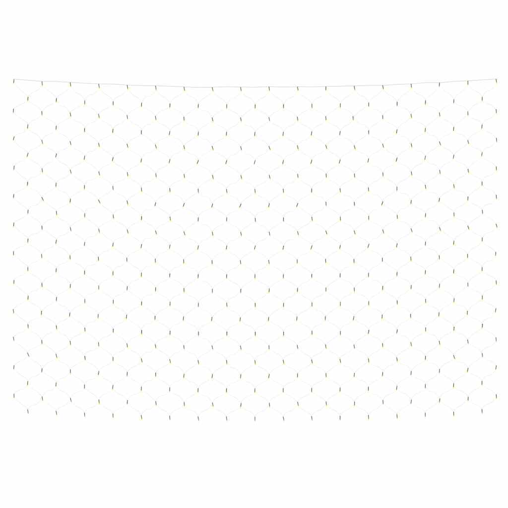 vidaXL Kalėdinių lempučių tinklas, 4x4m, 544 šiltos baltos LED