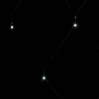 Kalėdinių lempučių tinklas, 4x4m, 544 šaltos baltos LED