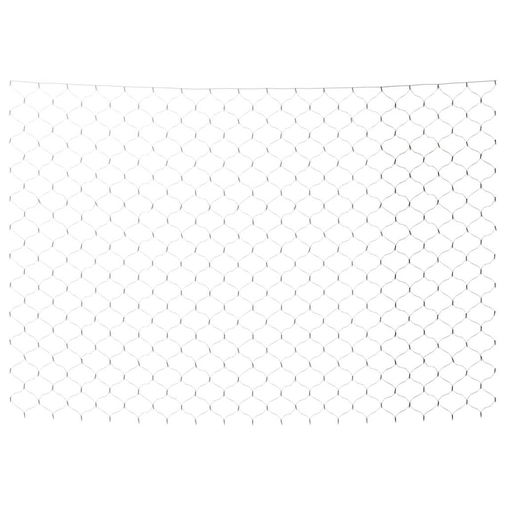 vidaXL Kalėdinių lempučių tinklas, 4x4m, 544 šaltos baltos LED