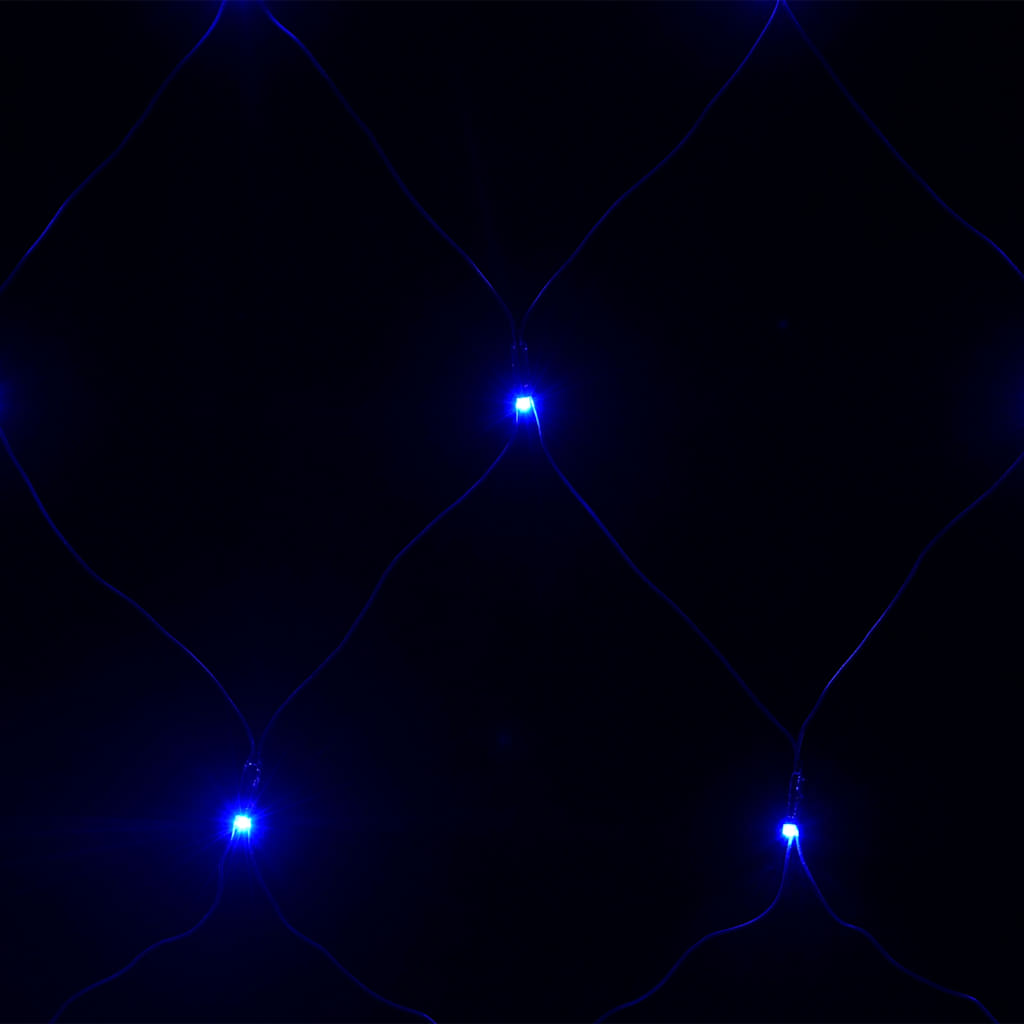 Kalėdinių lempučių tinklas, 4x4m, 544 mėlynos LED