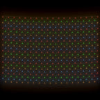 Kalėdinių lempučių tinklas, 4x4m, 544 įvairių spalvų LED