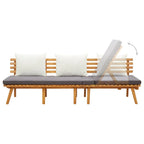 Sodo sofa, 200x65cm, akacijos medienos masyvas