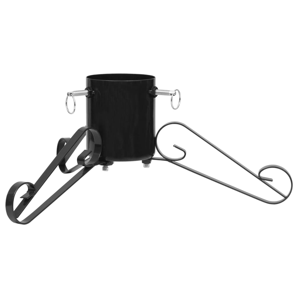 vidaXL Kalėdų eglutės stovas, juodos spalvos, 58x58x21cm