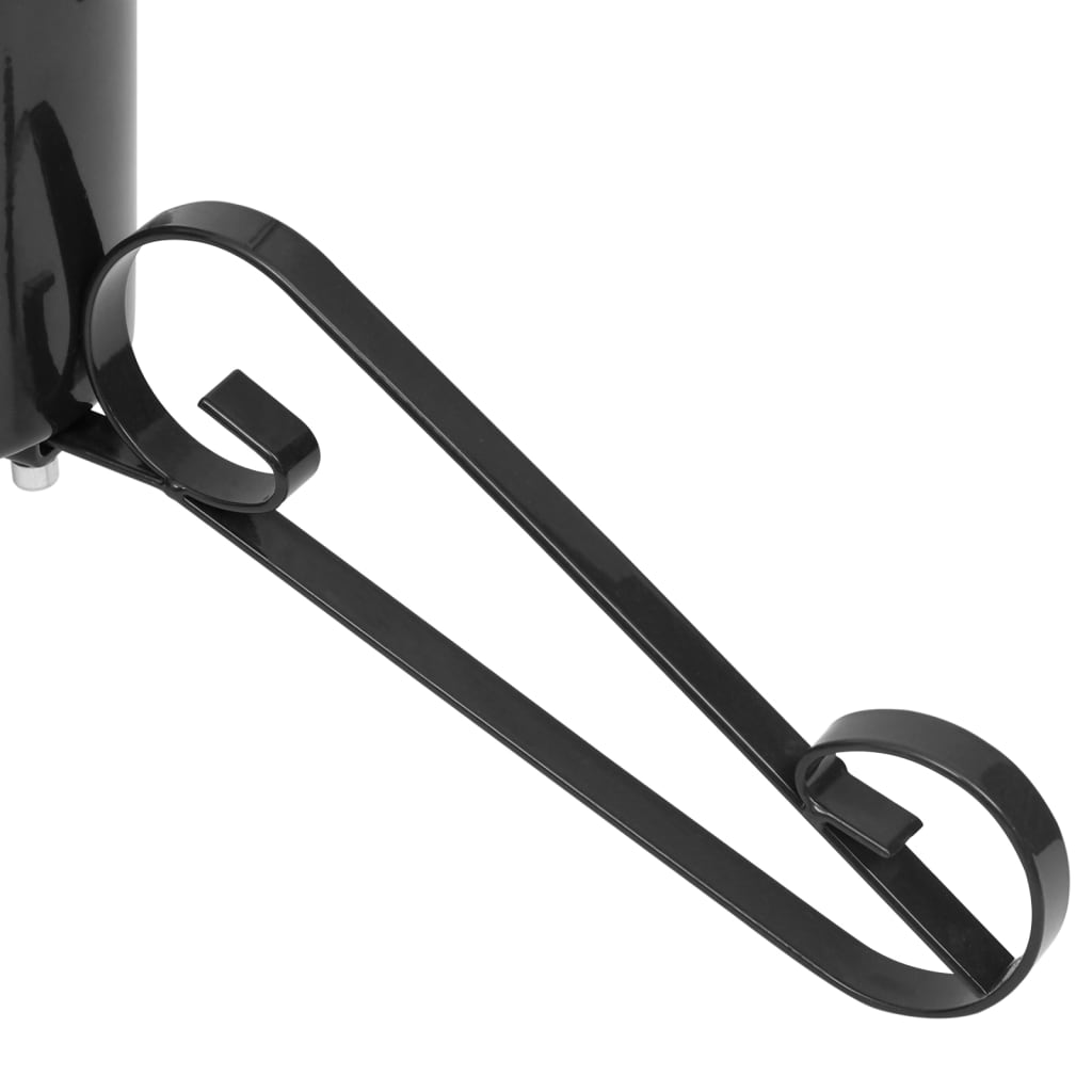 vidaXL Kalėdų eglutės stovas, juodos spalvos, 58x58x21cm