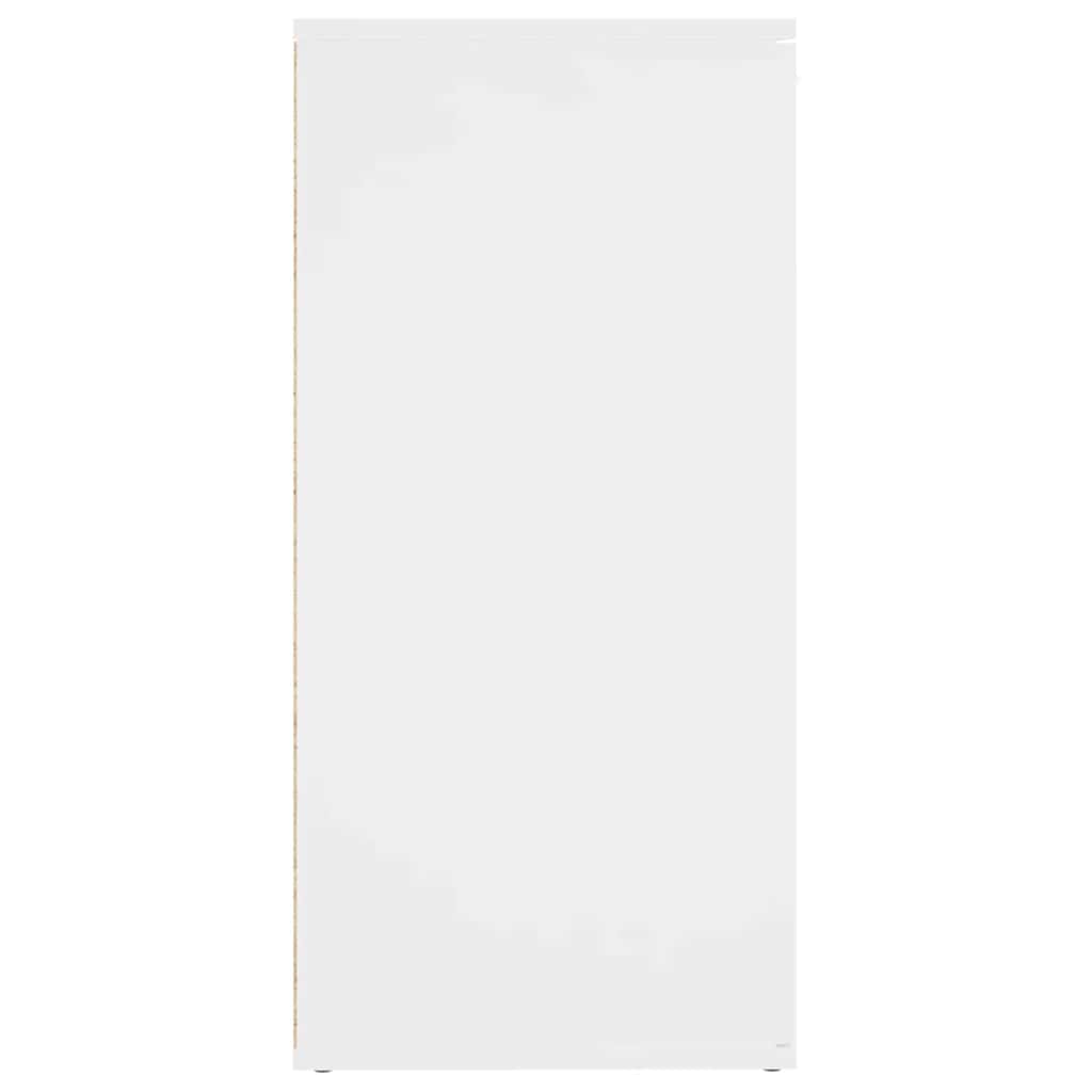 Šoninė spintelė, baltos spalvos, 160x36x75cm, apdirbta mediena