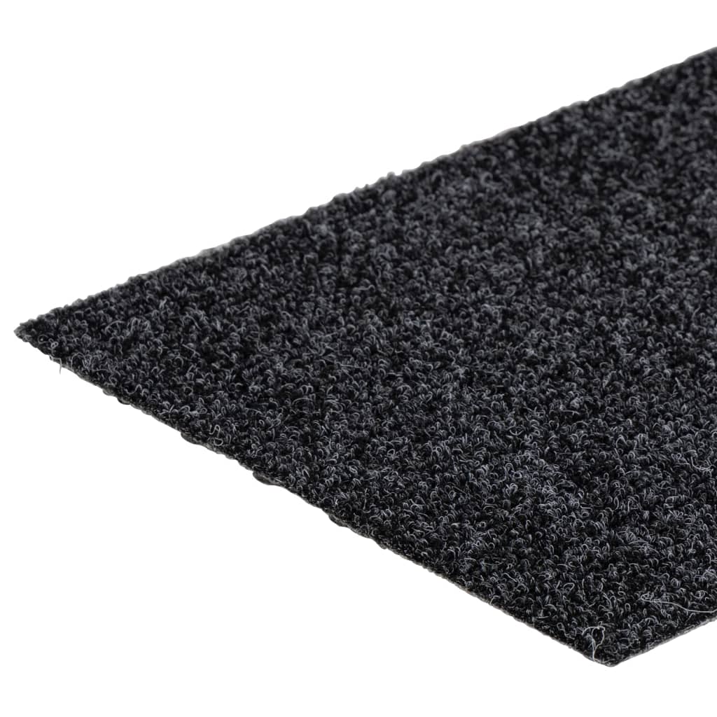 Laiptų kilimėliai, lipnūs, 15 vnt., pilki, stačiakampiai, 76 x 20 cm