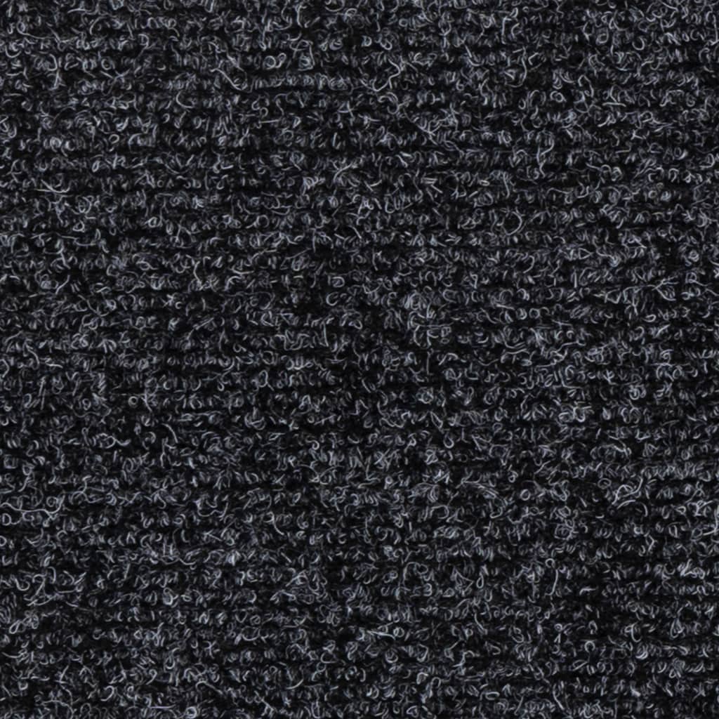 Laiptų kilimėliai, lipnūs, 15 vnt., pilki, stačiakampiai, 76 x 20 cm