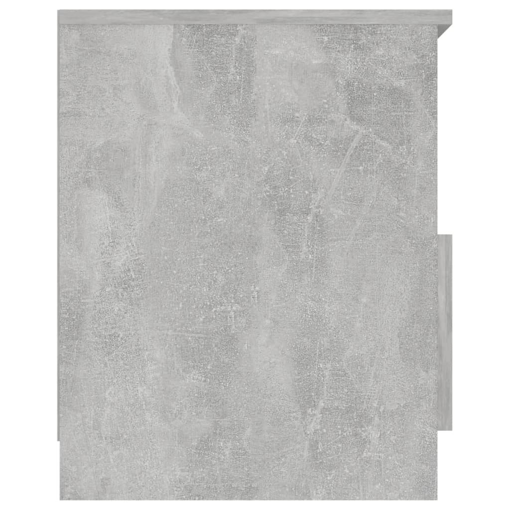 Naktinės spintelės, 2vnt., betono, 40x40x50cm, apdirbta mediena