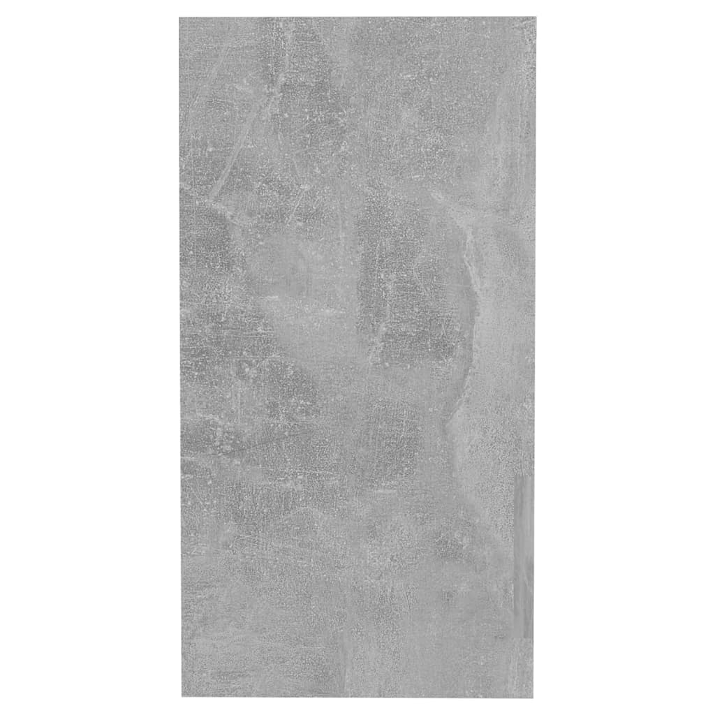 Šoninis staliukas, betono pilkas, 50x26x50cm, apdirbta mediena
