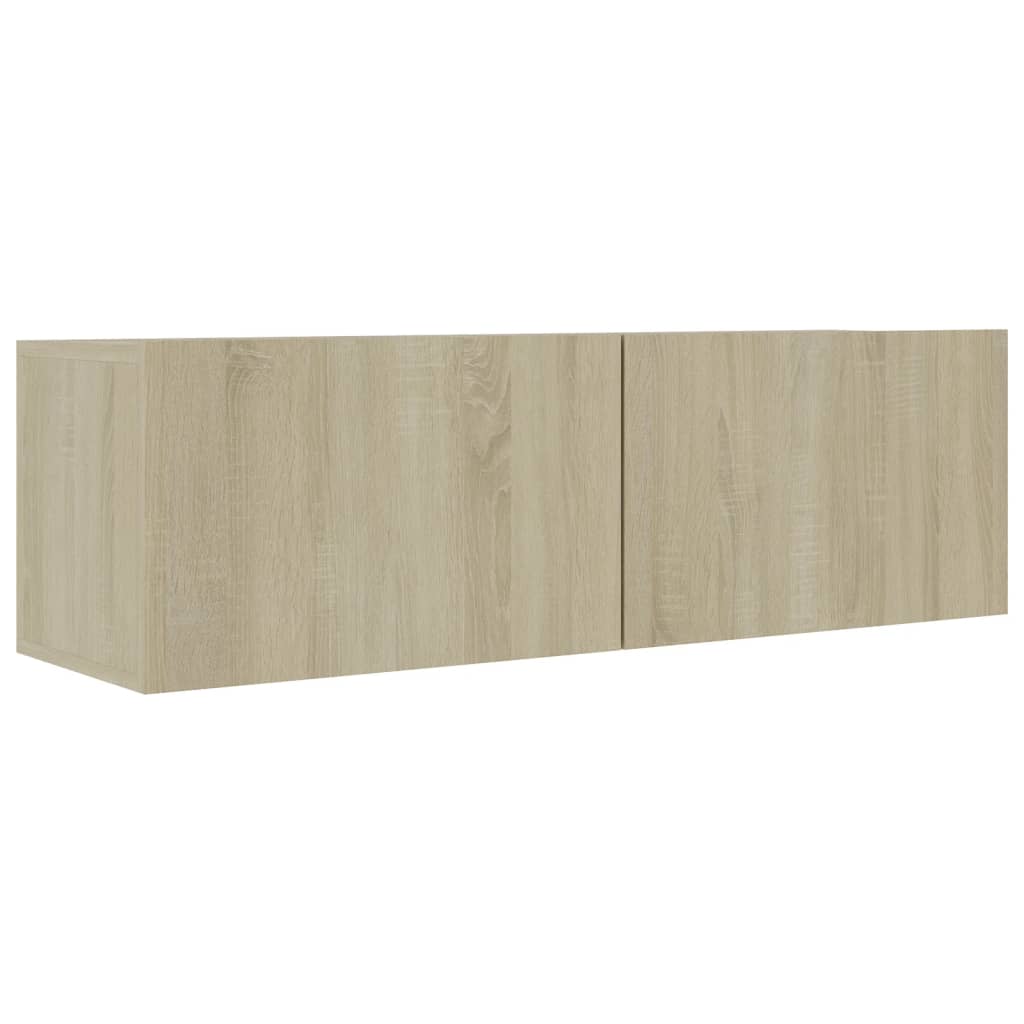 Televizoriaus spintelės, 4vnt., ąžuolo, 100x30x30cm, mediena