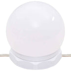 Veidrodinė spintelė su LED apšvietimu, balta, 90x31,5x62cm