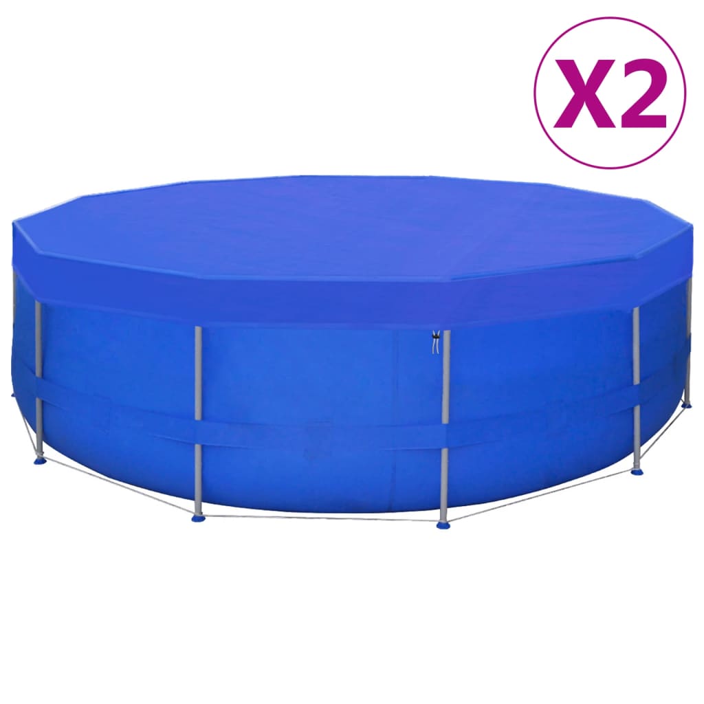 Baseino uždangalas, PE, apvalus, 460 cm, 90 g/m²
