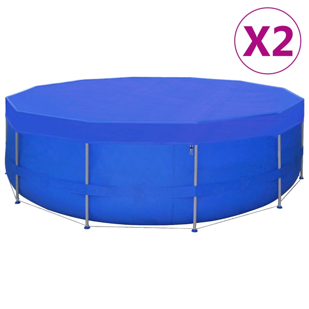 Baseino uždangalas, PE, apvalus, 460 cm, 90 g/m²