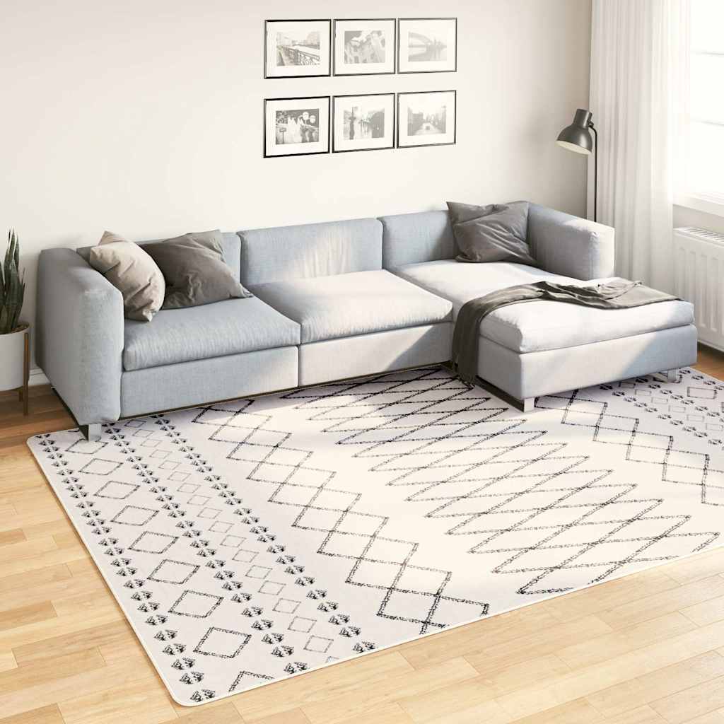 Kilimas, juodos ir baltos spalvos, 190x300cm, neslystantis