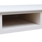 Rašomasis stalas, baltas, 108x45x76cm, paulovnijos masyvas