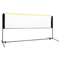 Reguliuojamas badmintono tinklas, 300x103x94–158cm, metalas