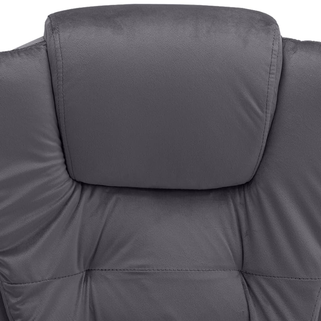 Biuro kėdė, tamsiai pilkos spalvos, aksomas