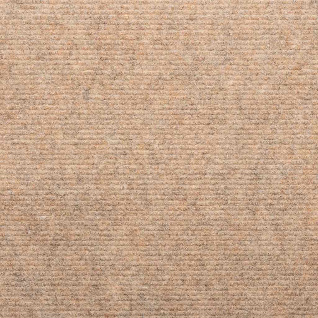 Lipnūs laiptų kilimėliai, 15vnt., smėlio spalvos, 65x22,5x3,5cm