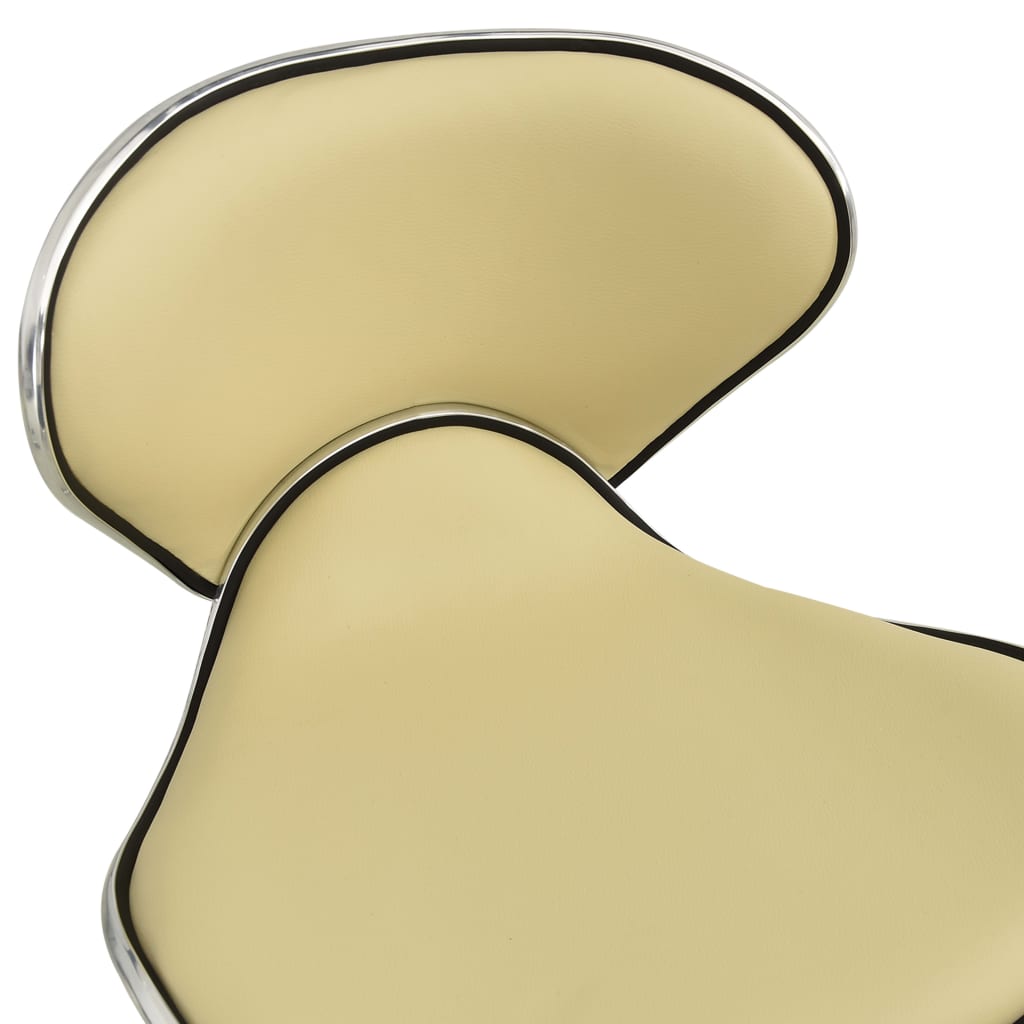 Biuro kėdė, kreminės spalvos, dirbtinė oda (323677)